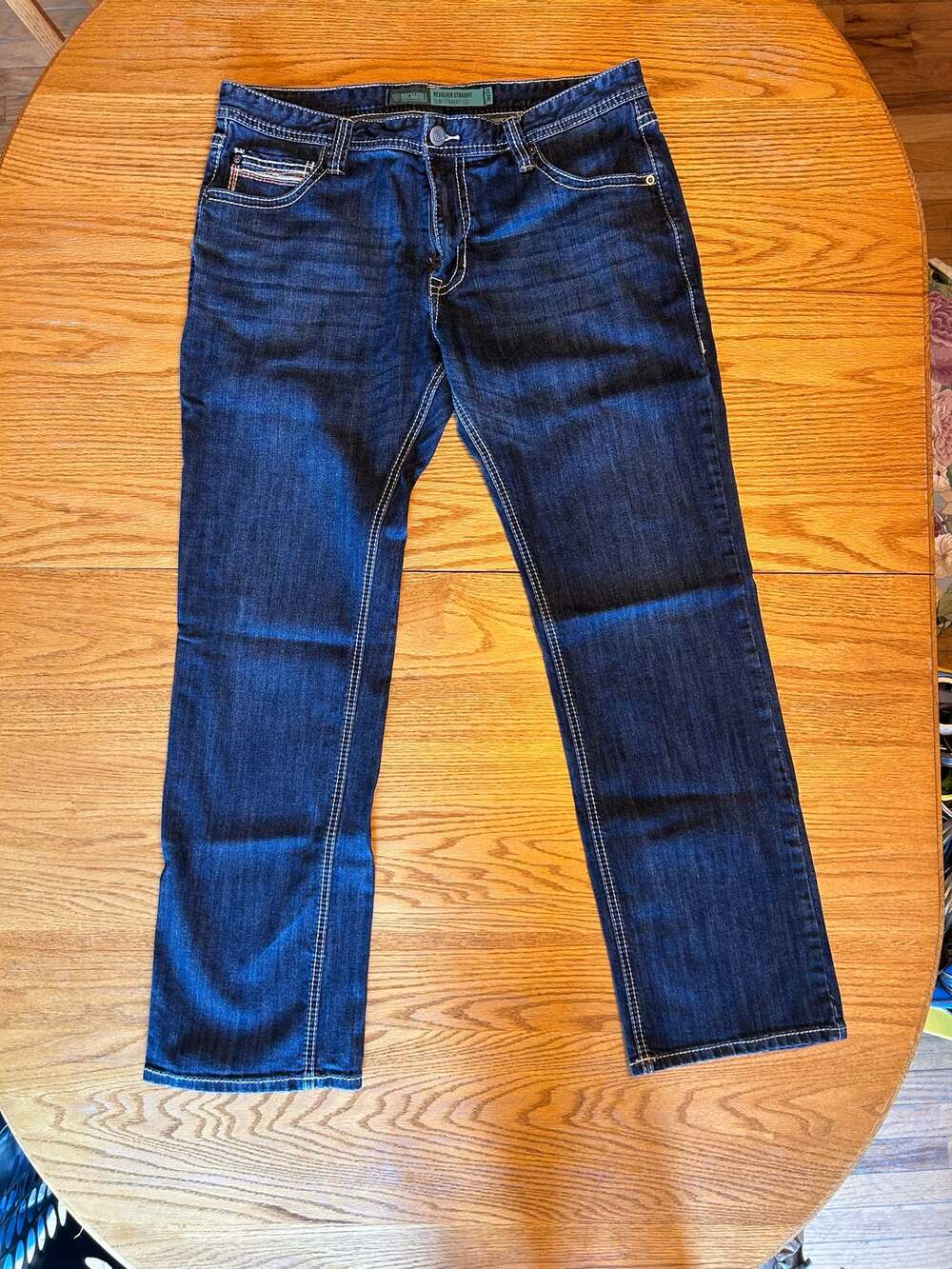 Rock & Roll Denim "Revolver" Slim Straight Jeans
